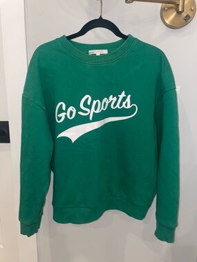 Go Sports Green Crewneck Sweatshirt - Women